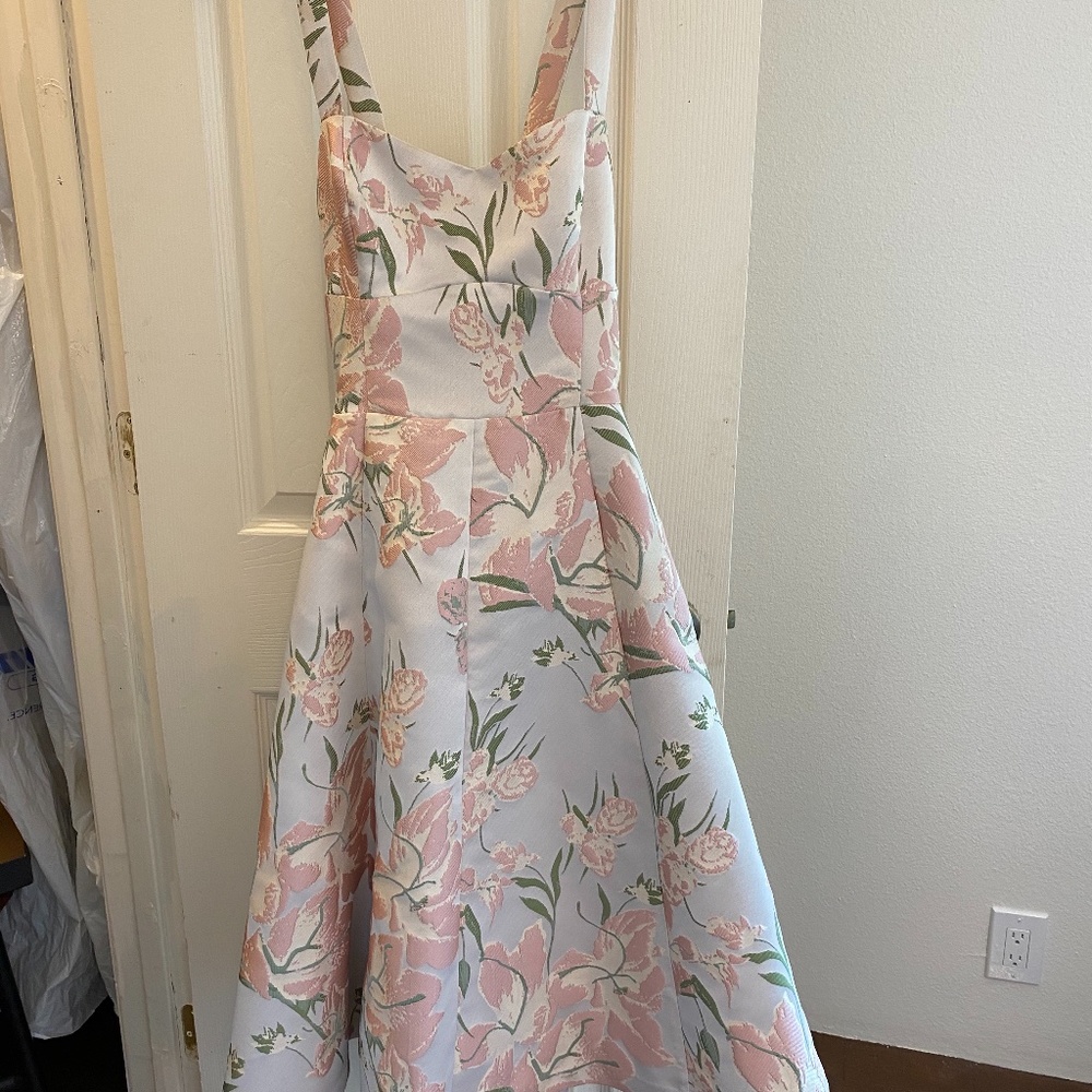 NWT Giani Bini floral brocade midi dress